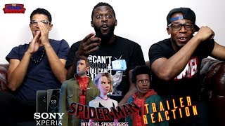 SPIDERMAN INTO THE SPIDERVERSE  Official TRAILER REACTION amp REVIEW [upl. by Negem]