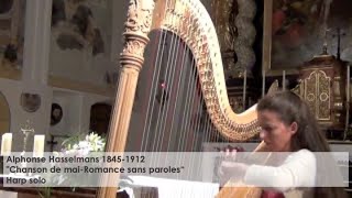 Alphonse Hasselmans  Chanson de mai Romance sans paroles Silke Aichhorn Harp [upl. by Mun84]