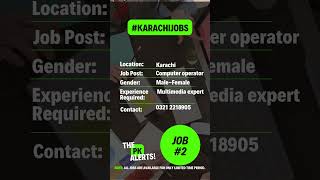 Karachi Jobs Today [upl. by Kennett361]