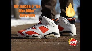 THESE ARE CLEAN AIR JORDAN 6 quotGATORADEquot BE LIKE MIKE [upl. by Lleryt]