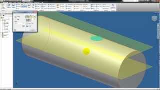 Autodesk Inventor Tutorial 95 Emboss and Engrave on curved surfaces Normalized Audio [upl. by Pricilla]