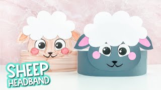 Sheep Headband Craft For Kids [upl. by Alvar]