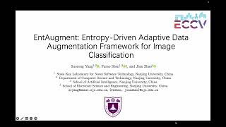 ECCV 2024 EntAugment EntropyDriven Adaptive Data Augmentation Framework for Image Classification [upl. by Hoisch]