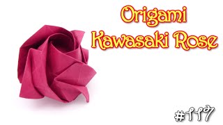 Origami Rose [upl. by Ahsiuq]