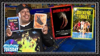 Hows this HORROR MOVIE not on Tubi  Suitable Flesh  Slotherhouse Bluray Tuesday w Terrell Ep113 [upl. by Comras]