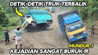 Kejadian Sangat Buruk  DETIKdetik Truk Terbalik Di Tanjakan Batu Jomba [upl. by Hera]