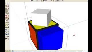 Video PRACTICA 3 1 Sketchup Trabajar con grupos [upl. by Lleret]