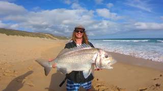 Fishing White Mussel Cracker Southern Cape South Africa [upl. by Karsten663]