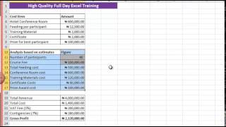 Video 15 Named Range Goal Seek Scenario and Solver in Excel [upl. by Aramot]