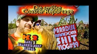 K2 NEU Karls ErlebnisDorf Elstal 2018 quotDie seriöse Coaster Reportagequot ParadiseRShitVlog29 [upl. by Dyche203]