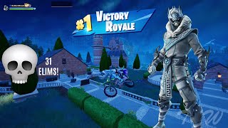 Northern Comfort 🧊  Fortnite ZB Solo Squads Gameplay  31 Eliminations [upl. by Thaine]