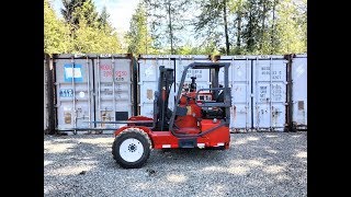 MOFFETT P6000 POULTRY PIGGYBACK FORKLIFT [upl. by Nanreik]