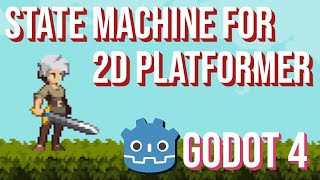 State Machine Setup for 2D Platformer Character  Godot 4 GameDev Tutorial [upl. by Barthol]