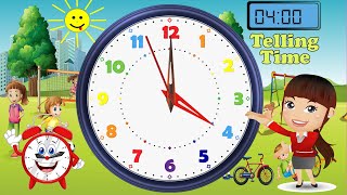 Telling Time Made easy for kids learning the clock face [upl. by Annahavas]