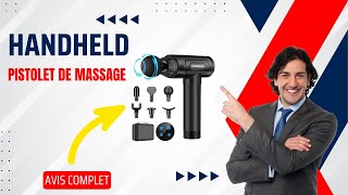 Pistolet de Massage Handheld  Test et Avis complet [upl. by Lada]