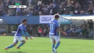 Kazuyoshi Miura anotó con 50 años para el Yokohama FC [upl. by Nimrahc]