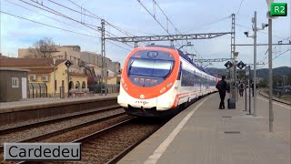 Rodalies Barcelona  Cardedeu R2  Renfe 447  Civia  449  253 [upl. by Adnawaj303]