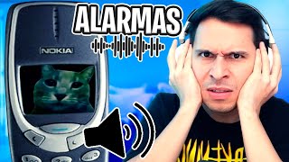 REACCIONANDO A SUS ALARMAS PARA DESPERTAR 😴 [upl. by Ynamad]