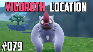 How to Catch Vigoroth  Pokémon Scarlet amp Violet [upl. by Suelo]