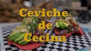 CEVICHE DE CECINA Y NOPAL CHEF OMAR SANDOVAL [upl. by Gnel713]