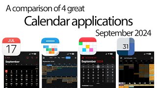 A comparison of 4 great calendar applications [upl. by Nahallac618]