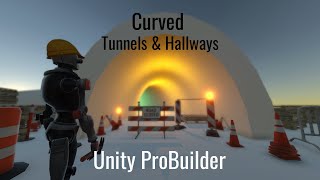 Unity ProBuilder Tutorial Creating Curved Tunnels amp Hallways for your 3D Level in 5 Minutes [upl. by Brown]