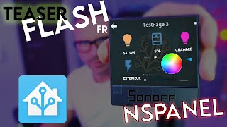 Teaser NSpanel  Flash Tasmota homeassistant lovelace dashboard [upl. by Simonne673]