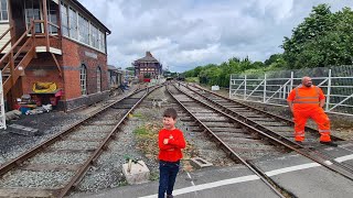 Oswestry Hertiage Railway Clive Driving the Class 73 [upl. by Able]