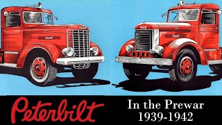 Peterbilt Truck History Prewar Models 19391942 [upl. by Balduin]