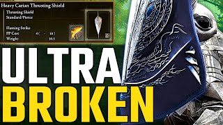 ITS ABSURD HOW STRONG CARIAN THRUSTING SHIELD ACTUALLY IS  Elden Ring PvP [upl. by Reedy]