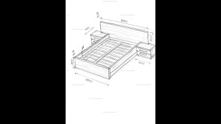 AutoCAD 3D Modeling bed tutorial [upl. by Vita378]