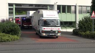 Kolonnenfahrt Mess und DekonKomponente Feuerwehren Regierungsbezirk Düsseldorf [upl. by Drofxer422]