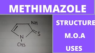 Methimazole mechanism of action  uses of methimazole  anti thyroid drugs medicinal chemistry [upl. by Giorgi]