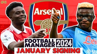 OSIMHEN is AMAZING in FM24  Arsenal FM24 BETA Save  6  Football Manager 2024 Experiment [upl. by Stavro]