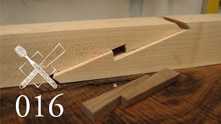 Joint Venture Ep 16 Undersquinted wedged scarf joint Western Joinery [upl. by Atinad]