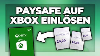 Paysafecard auf xBox einlösen  in Guthaben umwandeln  Tutorial [upl. by Riva]