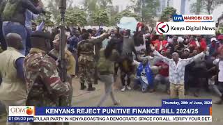 HAKI YETU Rutos govt in total tension as angry Kenyans shake the country rejecting finance bill [upl. by Bricker]