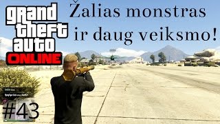 GTA 5 PC Online  Lietuviškai  Ep43 Žalias monstras ir daug veiksmo [upl. by Burtis]