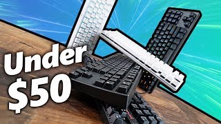 5 Mechanical Gaming Keyboards Under 50 [upl. by Filberte]