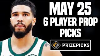 NBA PRIZEPICKS TODAY  6 BEST PROP PICKS  SATURDAY  5252024  BEST PROPS  NBA BETTING [upl. by Lihp714]