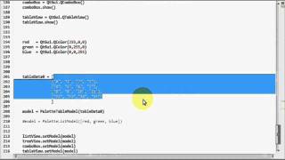 PyQt4 Model View Tutorial Part 031 [upl. by Lebatsirhc54]