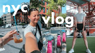 productive vlog preparing to run a marathon  working for myself in nyc [upl. by Eyahs]