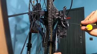 INSTALLATIONREGLAGE CHANGEMENTDERAILLEUR تركيب مغير السرعات [upl. by Adnohral855]