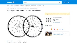 Weight checking Dura ace 9000 c35 clincher wheelset ft Robino pro graphene 20 25c tyre [upl. by Amara]