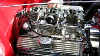 1934 Ford Hot Rod  New Rochester 3 Deuce setup Part II [upl. by Akoyin]