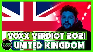 UNITED KINGDOM EUROVISION 2021 James Newman  Embers REVIEW  VOXX VERDICT 2021 [upl. by Aicened]