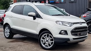 2017 67 Ford Ecosport Titanium 10 EcoBoost 5Dr in Diamond White 14k Miles 5 Services £10990 [upl. by Asiluj]