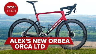 Alexs Brand New Orbea Orca Ltd  GCN Presenter Bikes [upl. by Attiuqal236]