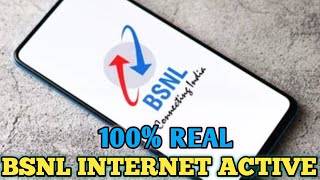 HOW TO BSNL SIM Internet active video [upl. by Vance]