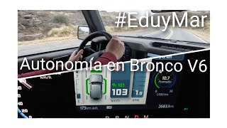 FORD BRONCO V6 EduyMar  quotSuerte y que le ande bienquot  Cosas que pasan en los viajes de test [upl. by Huberto]